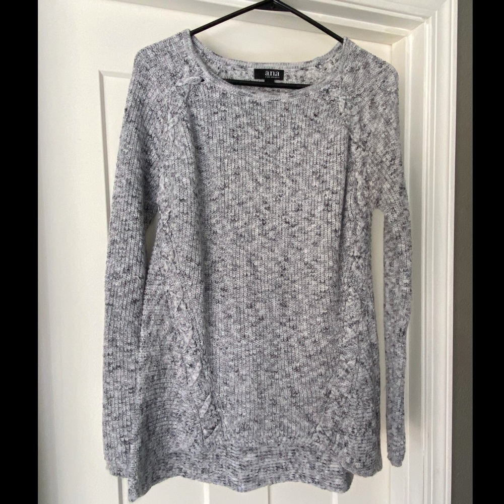Black and white sweater
